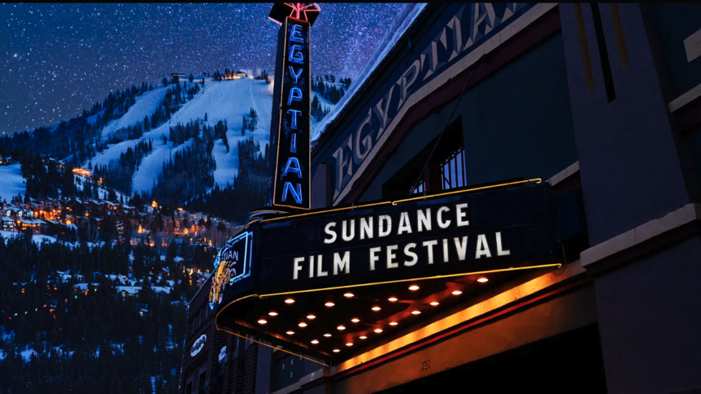 marquee of the sundance film festival theater