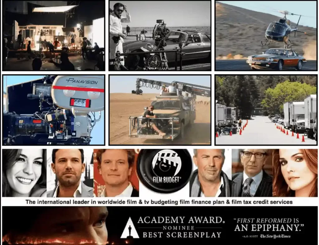 film budget production equipment and movie stars