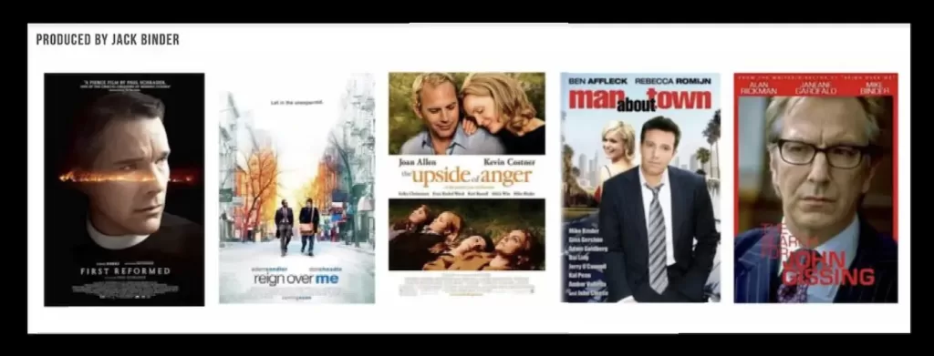 films produced by Jack Binder